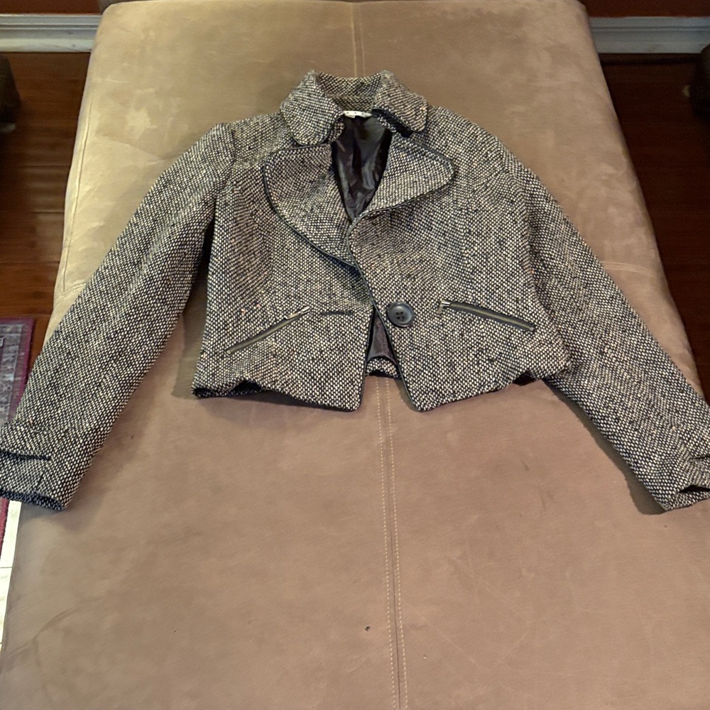 Women's Brown Tweed Jacket